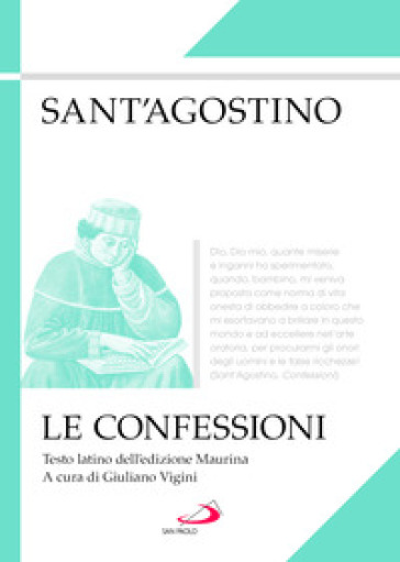 Le confessioni. Testo latino a fronte