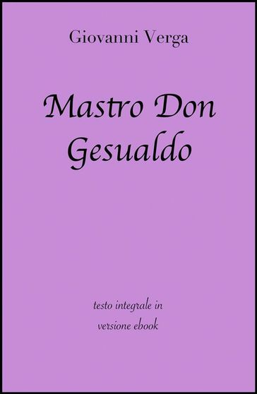 Mastro Don Gesualdo di Giovanni Verga in ebook