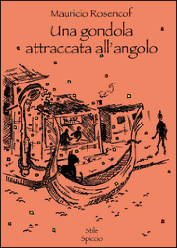 Una gondola attraccata all'angolo
