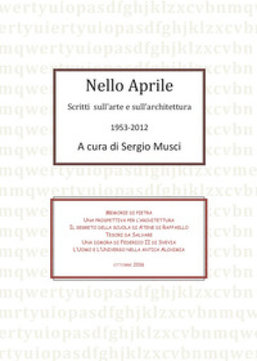 Nello Aprile, scritti di arte e architettura 1953-2012