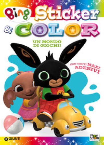 Mondo di giochi. Sticker &amp; color. Bing. Con adesivi. Ediz. a colori