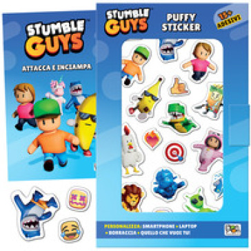 Attacca e inciampa. Puffy sticker. Stumble guys. Ediz. a colori. Con Adesivi