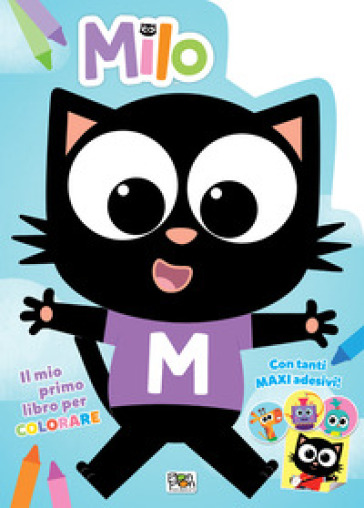 Il mio primo libro per colorare. Milo. Con adesivi. Ediz. a colori