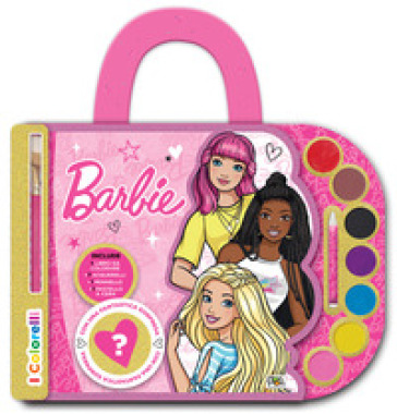 Barbie. Valigetta con acquerelli. I colorelli. Ediz. a colori. Ediz. a spirale. Con acquerelli, pennello, pastello a cera