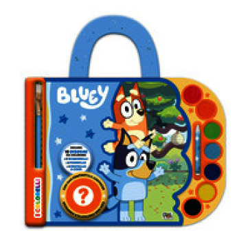 Bluey. Valigetta acquerelli. I colorelli. Ediz. a colori. Con 7 acquerelli, 1 pennello, 1 pastello a cera bianco e 1 sorpresa