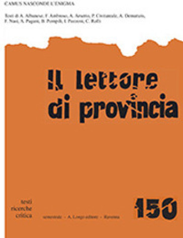 Il lettore di provincia. Vol. 150