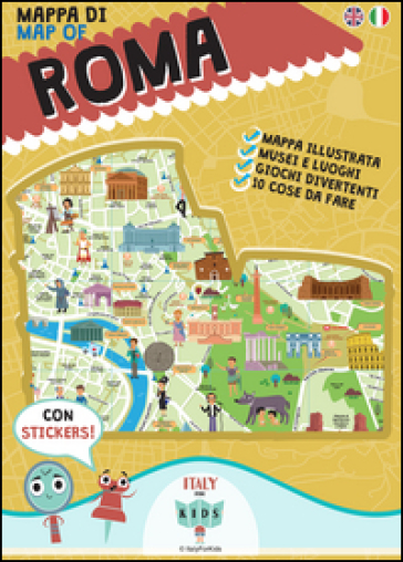 Mappa di Roma illustrata. Ediz. multilingue