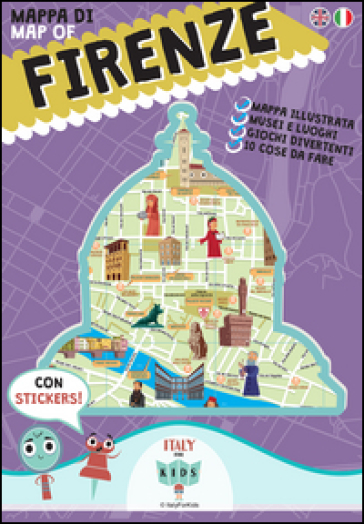 Mappa di Firenze illustrata. Ediz. italiana e inglese