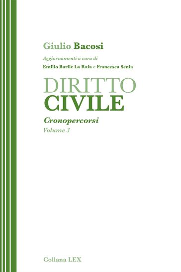 DIRITTO CIVILE - Cronopercorsi - Volume 3