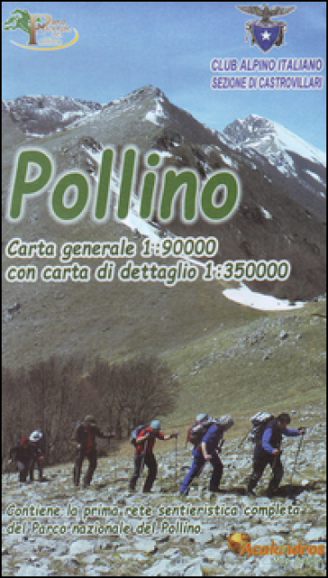 Pollino. Carta Generale 1:90.000. Con Carta Di Dettaglio 1:35.000