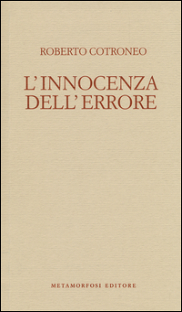 L'innocenza dell'errore