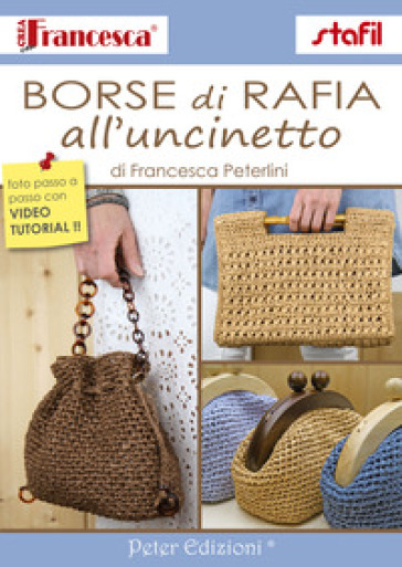Borse di rafia all'uncinetto