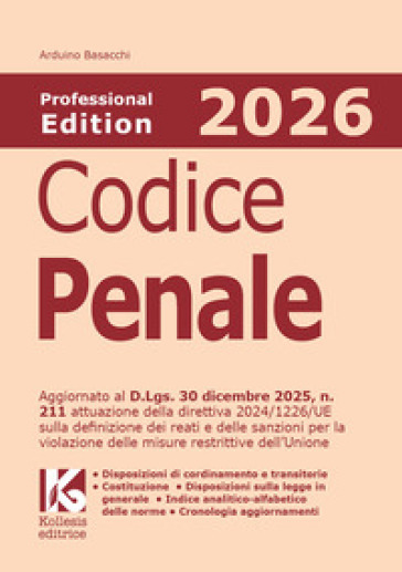 Codice penale 2026 Professional edition. Nuova ediz.