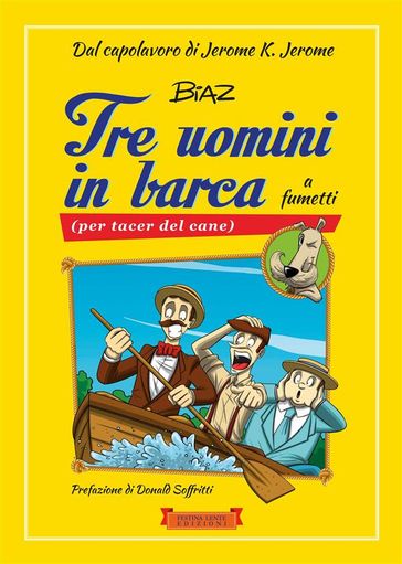 Tre uomini in barca a fumetti