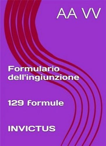 Formulario dell'ingiunzione