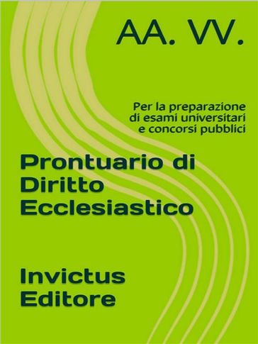 Prontuario di diritto ecclesiastico