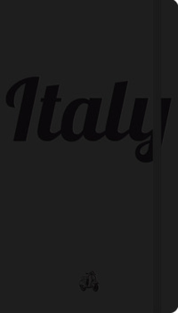 Italy. Black cover. Personal Jo Journal. Ediz. italiana e inglese