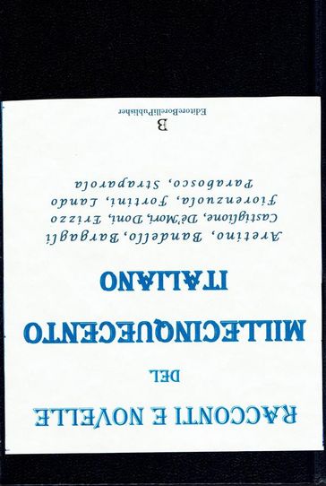 Racconti e Novelle del millecinquecento italiano 500