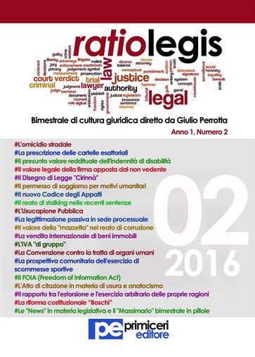 Ratio Legis (Numero 2, Anno 2016)