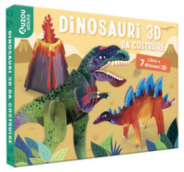 Dinosauri 3D da costruire. Ediz. a colori. Con 7 dinosauri 3D
