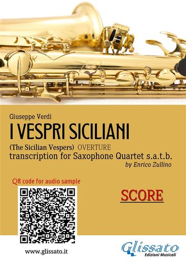 Sax Quartet Score of "I Vespri Siciliani"