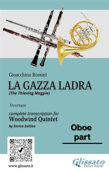 Rossini: La Gazza Ladra Overture  Oboe Part for Woodwind Quintet (Intermediate/Advanced Level)