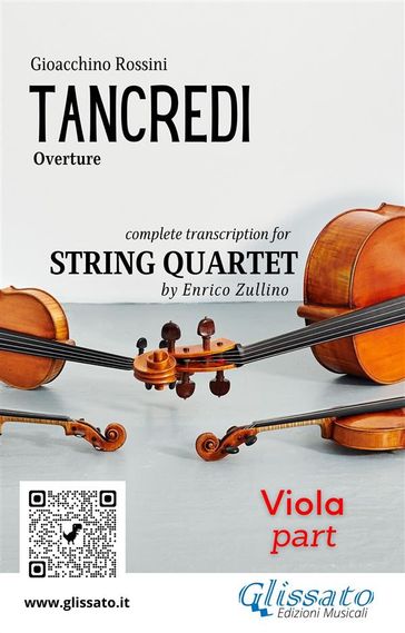 Viola part of "Tancredi" for String Quartet