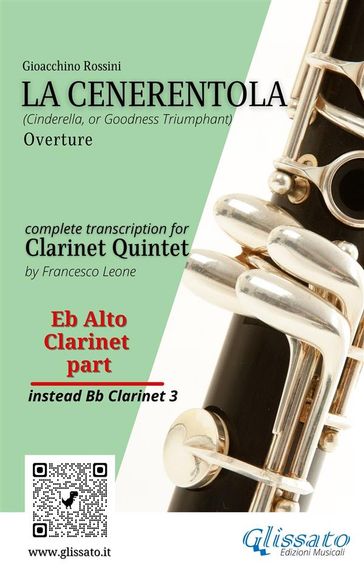 Eb Alto Clarinet (instead Bb 3) part of "La Cenerentola" for Clarinet Quintet
