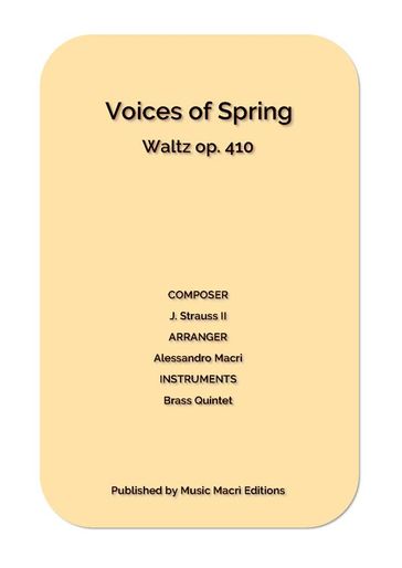 Voices of Spring Waltz op. 410 by J. Strauss II