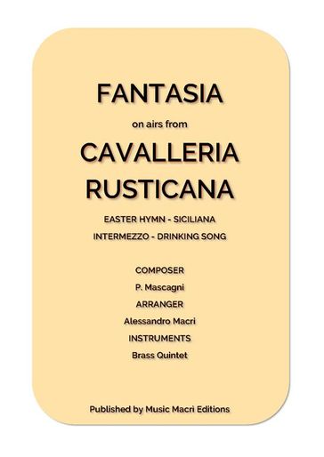 FANTASIA on airs from CAVALLERIA RUSTICANA