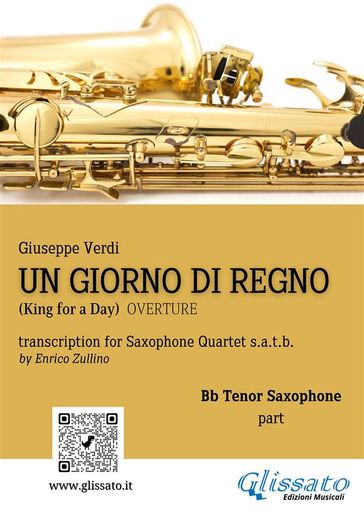 Un giorno di Regno - Saxophone Quartet (Bb Tenor part)