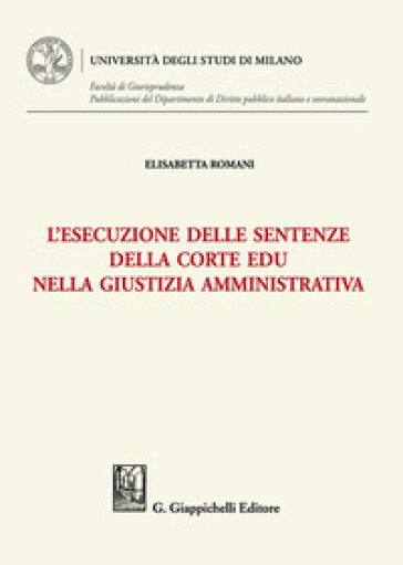 L'esecuzione delle sentenze della Corte EDU nella giustizia amministrativa-0
