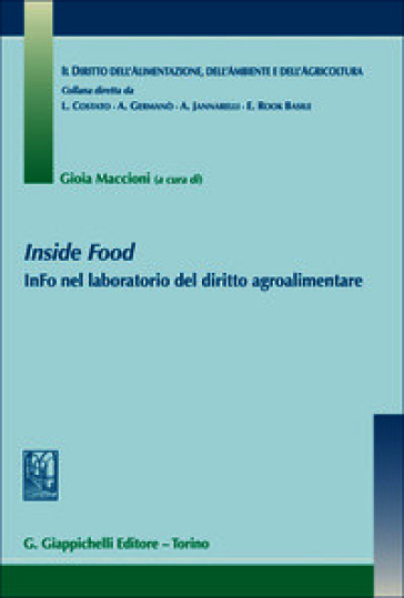 Inside Food. InFo nel laboratorio del diritto agroalimentare