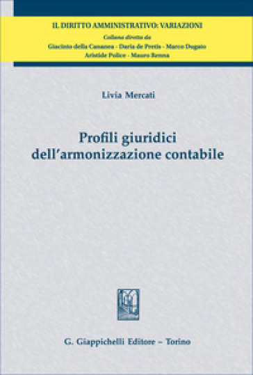 Profili giuridici dell'armonizzazione contabile