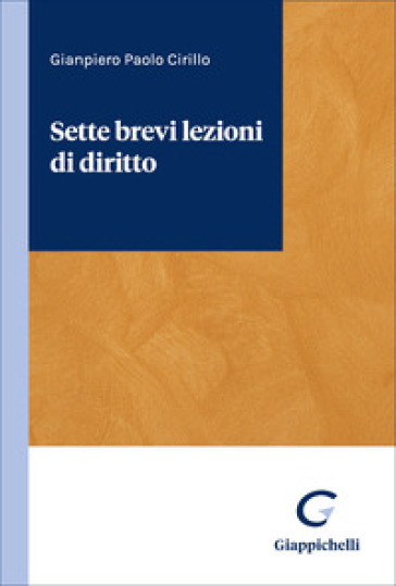 Sette brevi lezioni di diritto