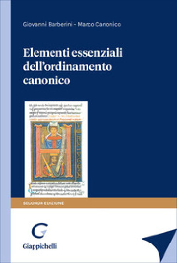 Elementi essenziali dell'ordinamento canonico