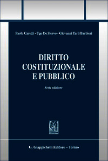 Diritto costituzionale e pubblico