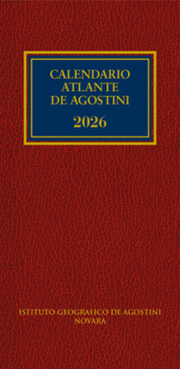 CALENDARIO ATLANTE DE AGOSTINI 2026
