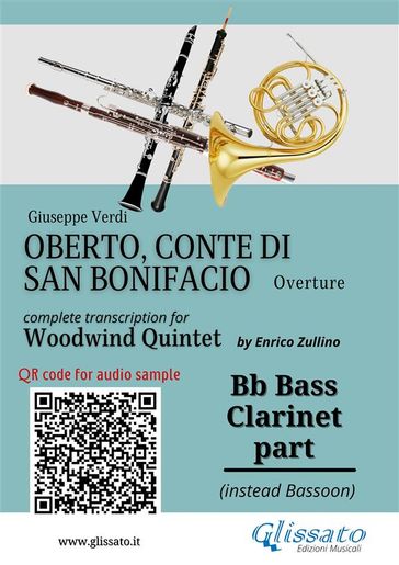 Bb Bass Clarinet (instead Bassoon) part of "Oberto" for Woodwind Quintet