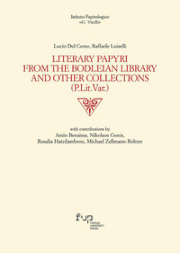 Literary Papyri from the Bodleian Library and Other Collections (P.Lit.Var.)