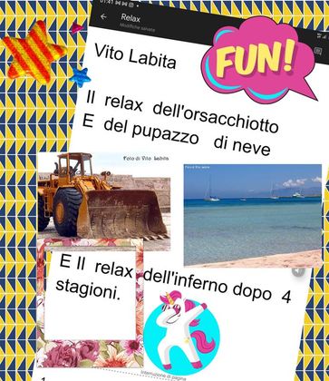 Il relax dell'orsacchiotto E del pupazzo di neve