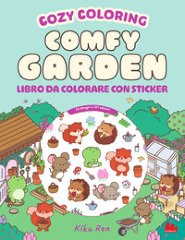 COMFY GARDEN. COZY COLORING BOOK. CON 12