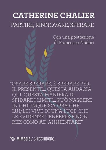 Partire, rinnovare, sperare