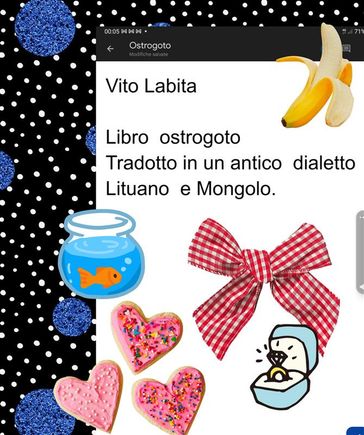 Libro ostrogoto Tradotto in un antico dialetto Lituano e Mongolo