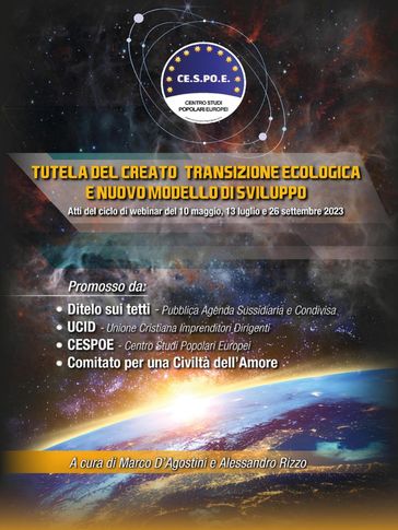 Tutela del Creato, Transizione Ecologica e Nuovo Modello di Sviluppo