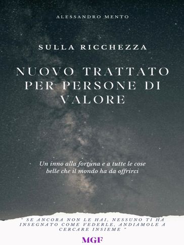 I Trattato : Sulla Ricchezza