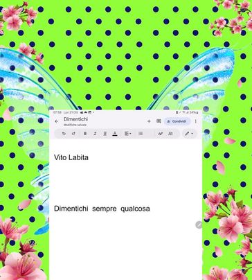 Dimentichi sempre qualcosa