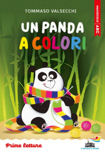 Un panda a colori. Stampatello maiuscolo