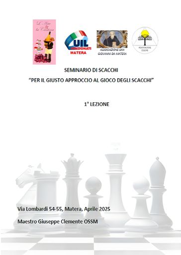 Per il giusto approccio al gioco degli scacchi