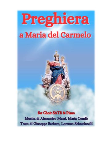 Preghiera a Maria del Carmelo for Choir SATB & Piano